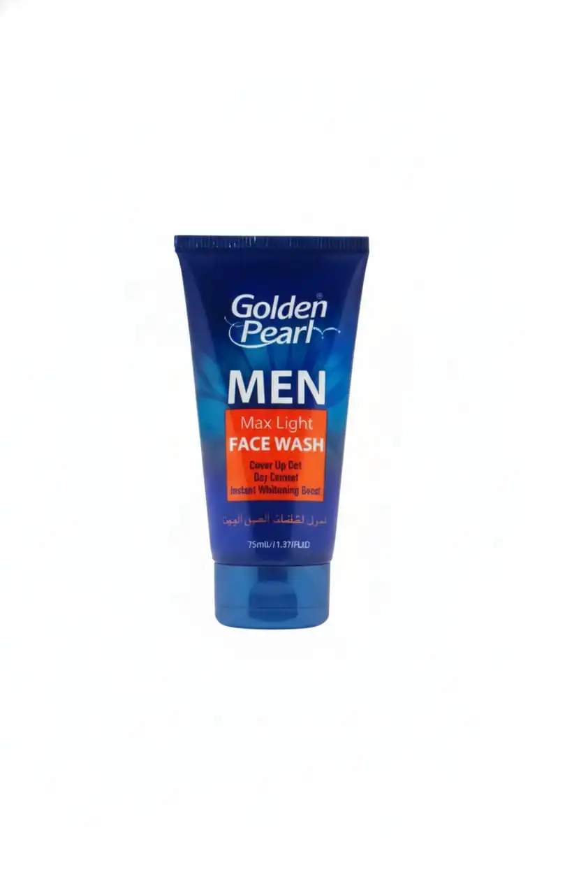 GOLDEN PEARL MAX LIGHT MEN FACE WASH 75ML (Retail 250)